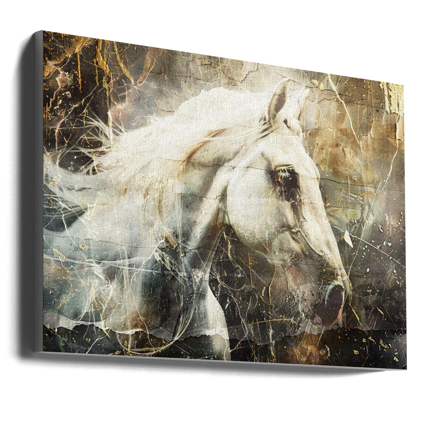 Horse Animal Vintage Art Illustration Wallart 08