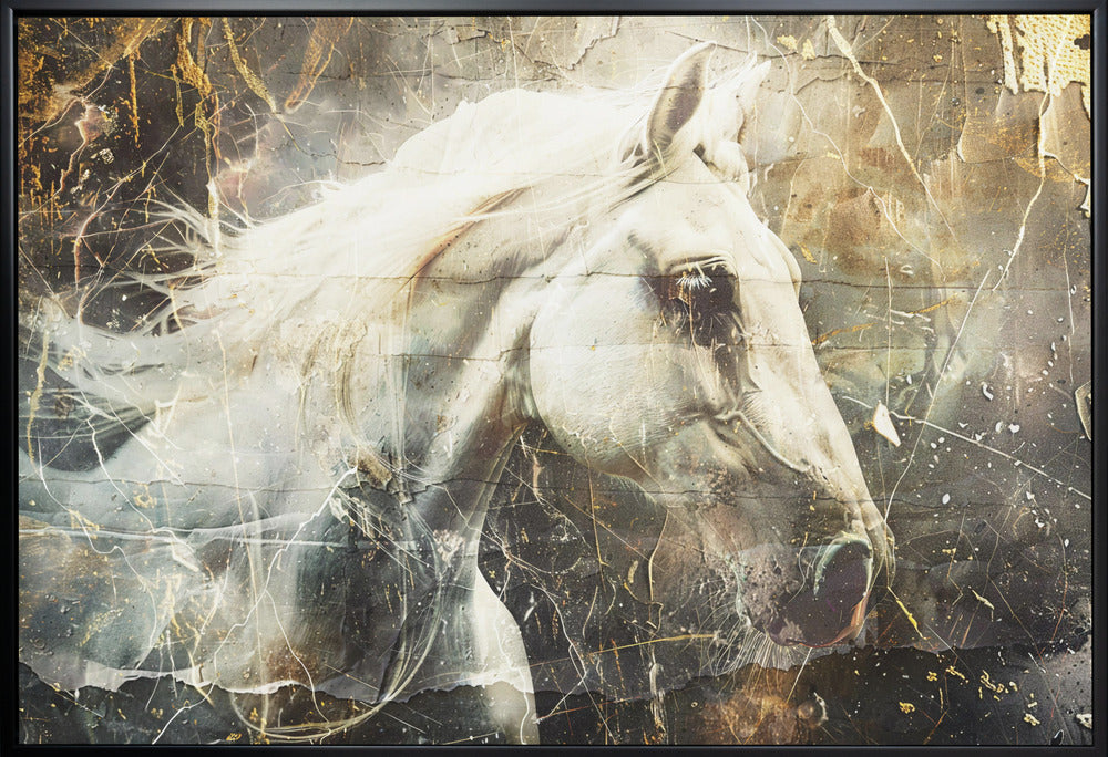 Horse Animal Vintage Art Illustration Wallart 08